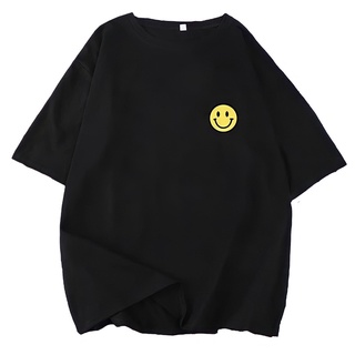 Áo thun Drew tay lỡ icon mặt cười , áo phông Drew unisex nam nữ