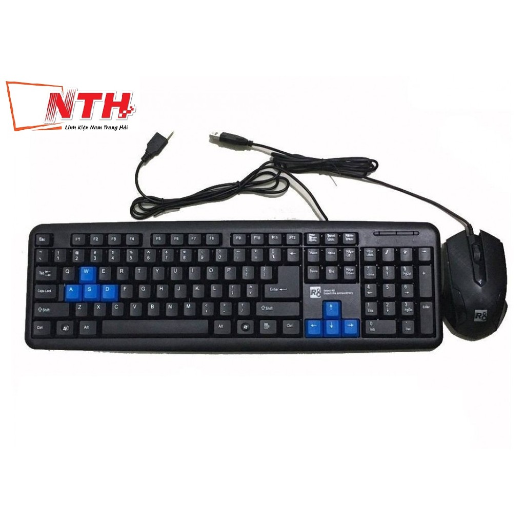 Bàn phím chuột R8 1901 + lót