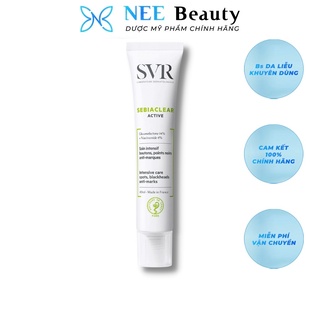 Kem dưỡng SVR Sebiaclear Active 40ml ngăn ngừa mụn , kiểm soát dầu thừa và làm mờ thâm mụn