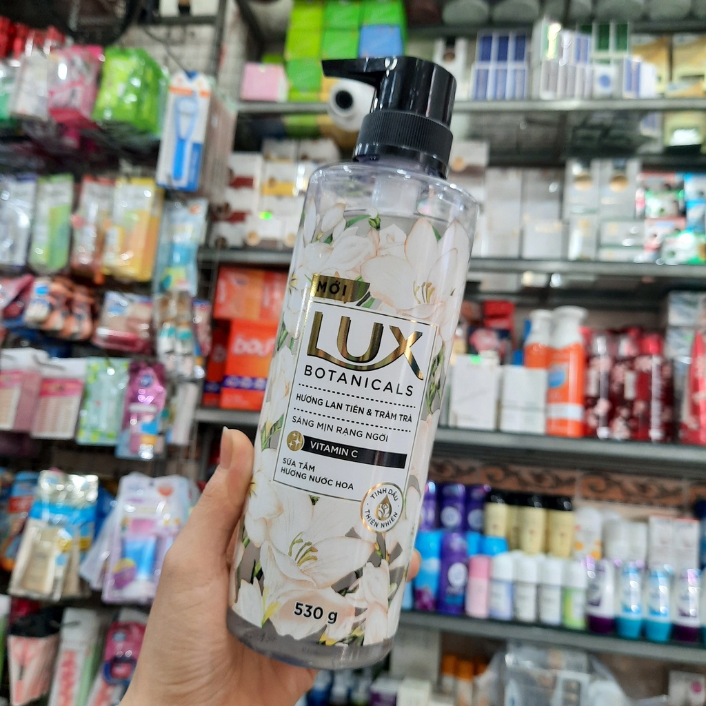 Sữa tắm Lux mới cao cấp Hương Lan Tiên và Tràm Trà (Trắng) 530g