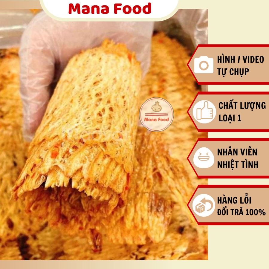 [Mã SKAMFM0609 giảm 10% đơn 99K] Mực Cán Tẩm Cay Mana Food 300G