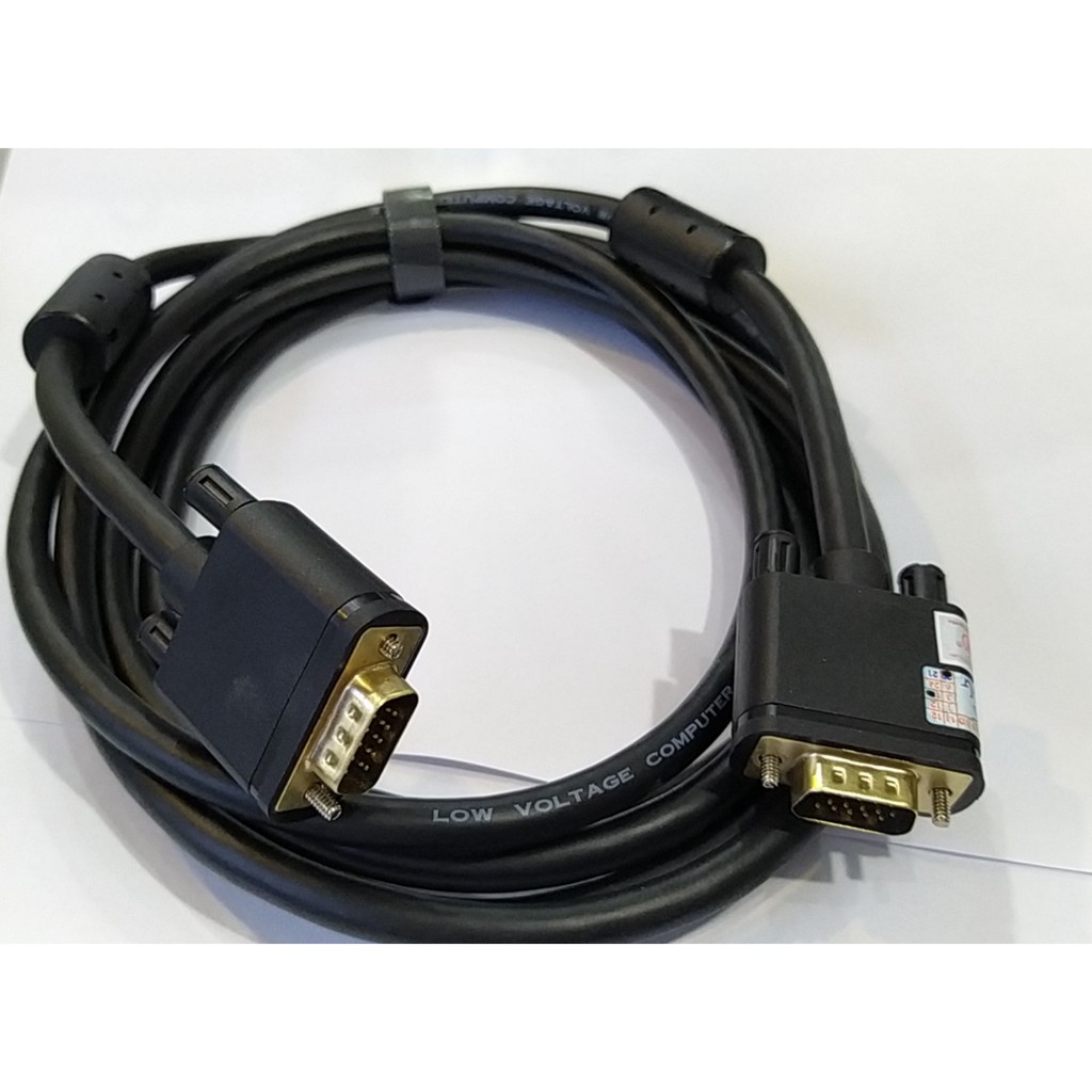 [Mã ELFLASH5 giảm 20K đơn 50K] Cáp VGA dài 3m Unitek Y-C504G (Màu đen)