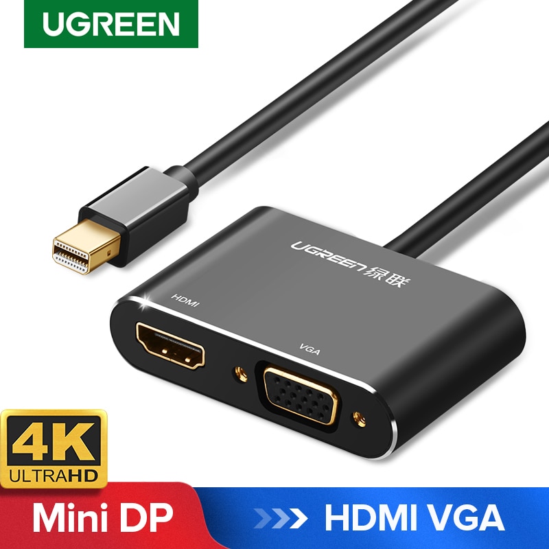 Ugreen Cáp Chuyển Đổi Mini Display Port Sang HD &amp; VGA Thunderbolt 2 Cho MacBook Surface Pro 4