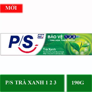 Kem đánh răng ps bảo vệ 123 trà xanh 190g