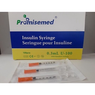 Bơm tiêm tiểu đường Insulin - Promisemed 0.3ml nhập khẩu Canada