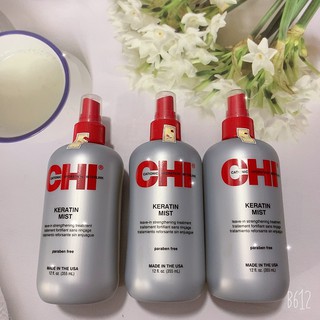 _XỊT DƯỠNG CHI KERATIN MIST LEAVE IN STRANGTHENING 355ML