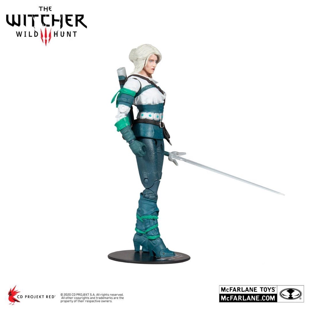 Mô hình The Witcher Ciri 18cm Elder Blood McFarlane Nhựa PVC, ABS Mô hình có khớp Chính hãng Mỹ TWMF05