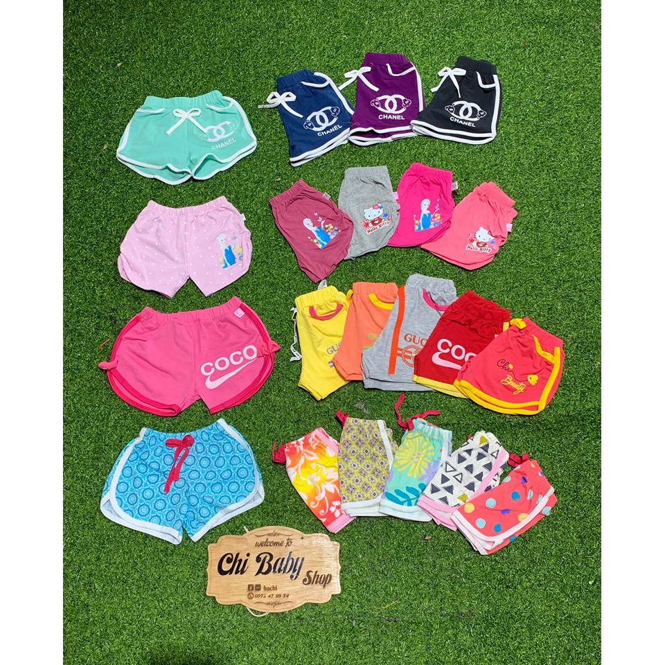 quần cotton bé gái mặc hè thoải mái