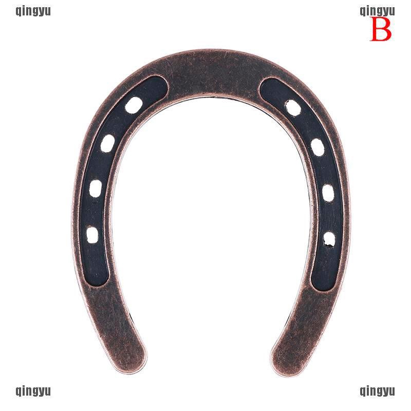 Phụ kiện trang trí quà hình móng ngựa chất liệu hợp kim kẽm kích thước 60*70mm