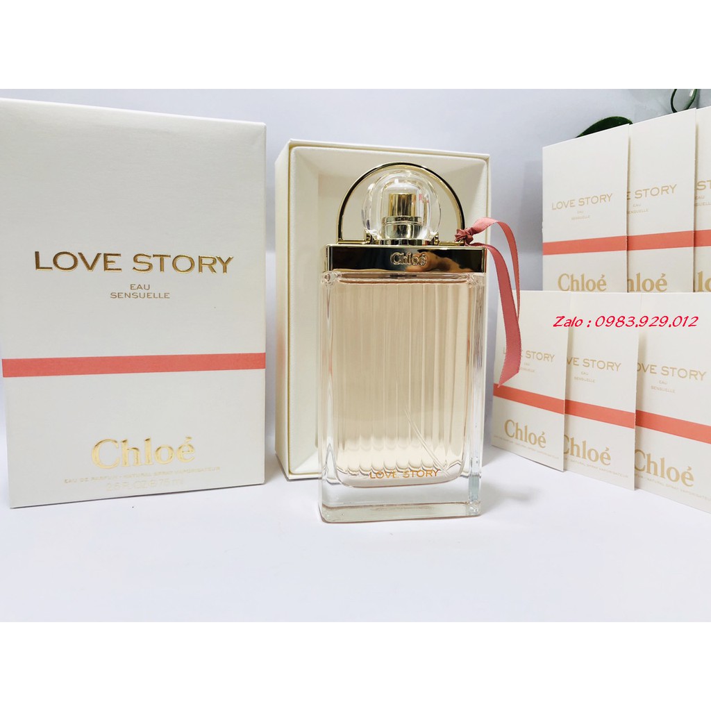 [Mẫu thử 2,5,10ml] Nước hoa Chloe Love Story Eau Sensuelle