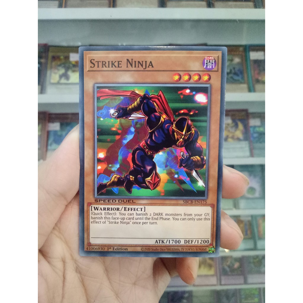 Thẻ Bài Lẻ YugiOh Mã SBCB-EN175 - Strike Ninja - Common - 1st Edition