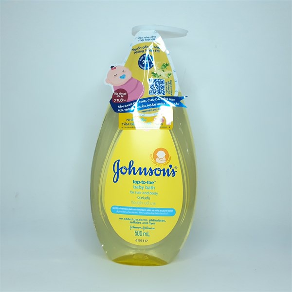 Tắm gội Johnsons Cottontouch / Top To Toe Bath 200ml -500ml