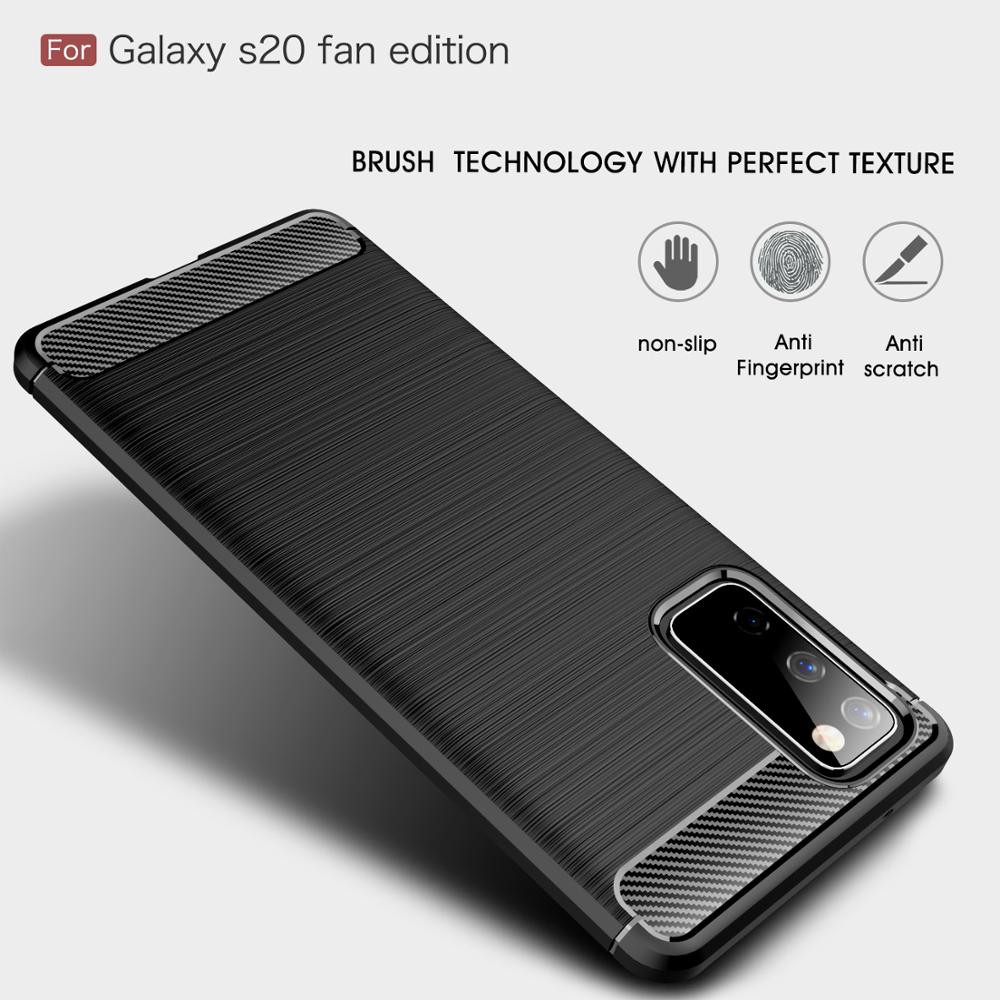 Ốp Lưng Tpu Sợi Carbon Chống Sốc Cho Samsung Galaxy S20 Fe | BigBuy360 - bigbuy360.vn