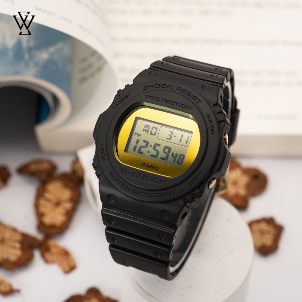 Đồng Hồ Điện Tử Nam Casio WATCHSTORE DW-5700BBMB-1DR Thiết Kế Kính Khoáng 45.4mm, Dây Và Vỏ Nhựa Cao Cấp