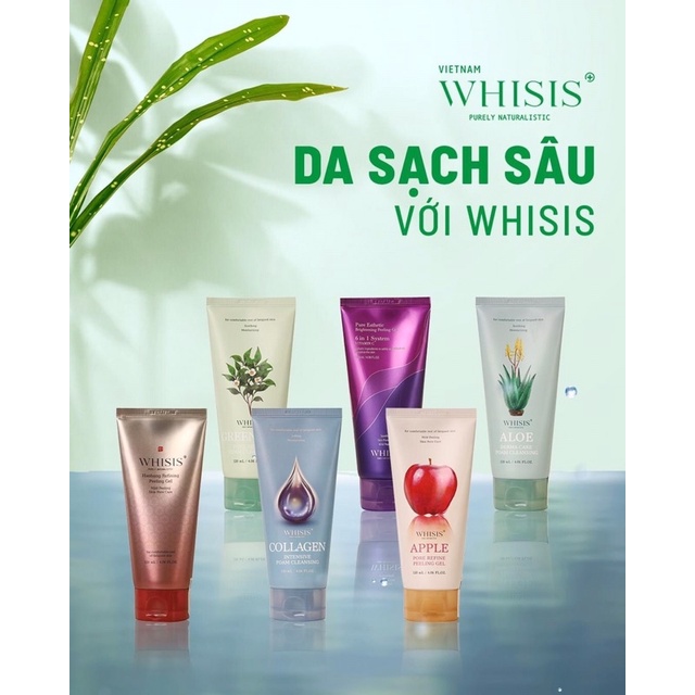 Tẩy da chết táo đỏ WHISIS Apple Pore Refine Peeling Gel  120ml