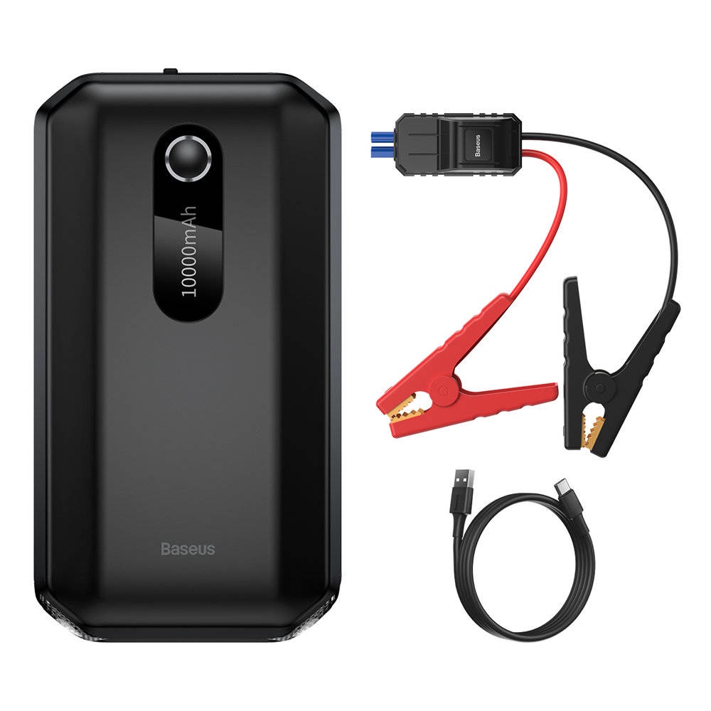Bộ Kích Nổ Ô Tô Đa Năng Khẩn Cấp, Pin Dự Phòng Baseus Super Energy Max Car Jump Starter 10000mAh - xe máy, điện thoại