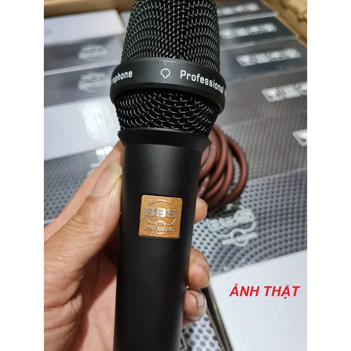 Micro Chính Hãng BBS M-80 PULS, Chuyên Hát Karaoke Gia Đình, Mic Kiểu Dáng Sang Trọng, Đầm Tay - Hát Quá Hay - BH 12 Th