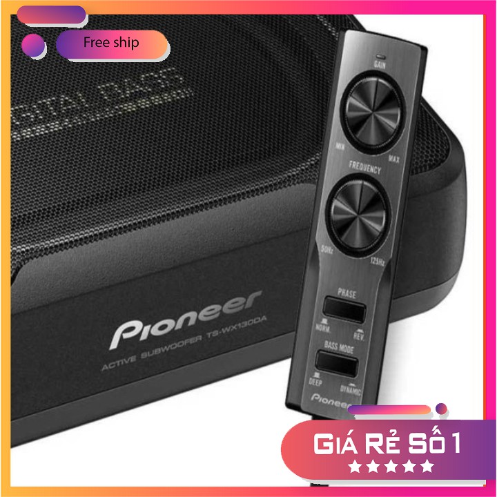 Bộ loa sub gầm ghế ô tô thương hiệu cao cấp Pioneer TS-WX130DA D