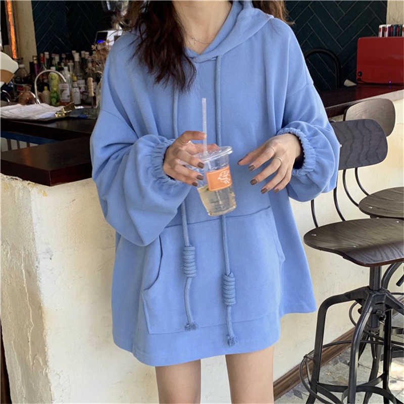 NRVP Áo Hoodie Dáng Rộng Thời Trang Hàn Quốc 2022 Dành Cho Nữ
