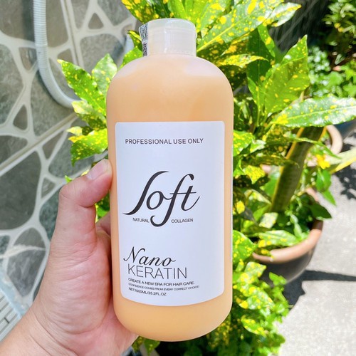Keratin Tươi Nano Soft Nature phục hồi tóc siêu mềm mượt 1000ml