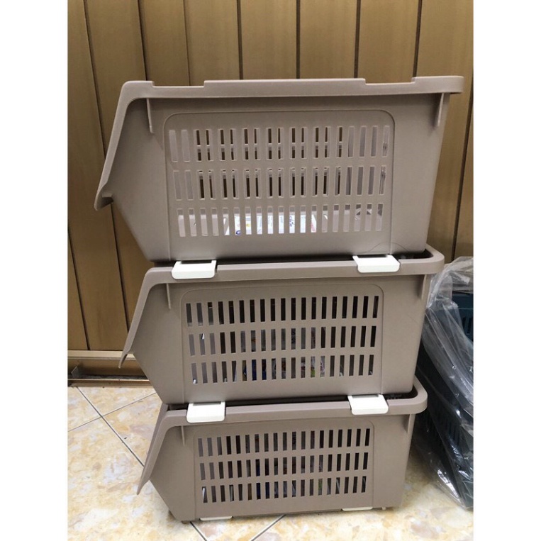 combo 3 kệ đựng đồ gấp gọn đa năng, kệ để đồ xếp tầng 5569