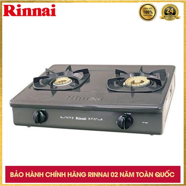  [Hàng chính hãng]Bếp gas đôi 6 tấc Rinnai RV-365(G)N