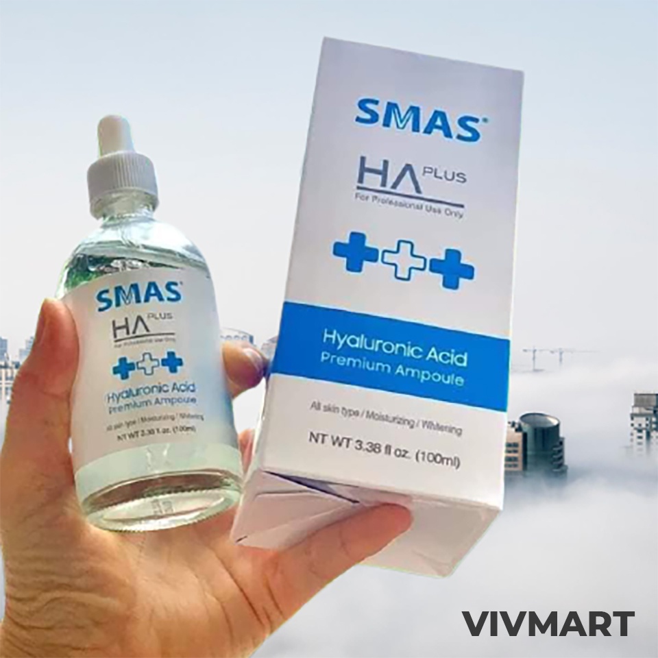 ✅ Serum Cấp Nước Dưỡng Ẩm Sáng Da SMAS HA Plus 100ml