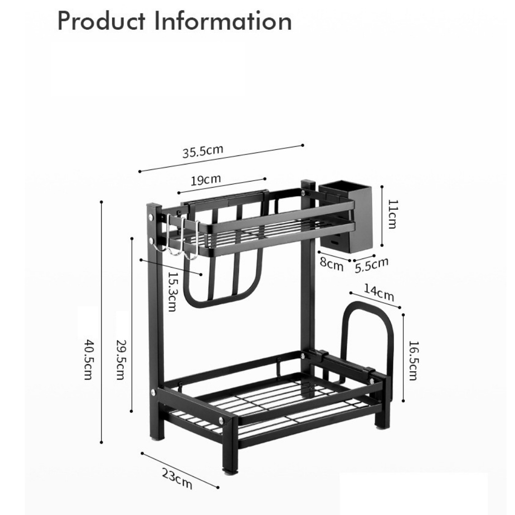 Kệ đựng gia vị nhà bếp đa năng thép không gỉ đồ dùng nhà bếp
