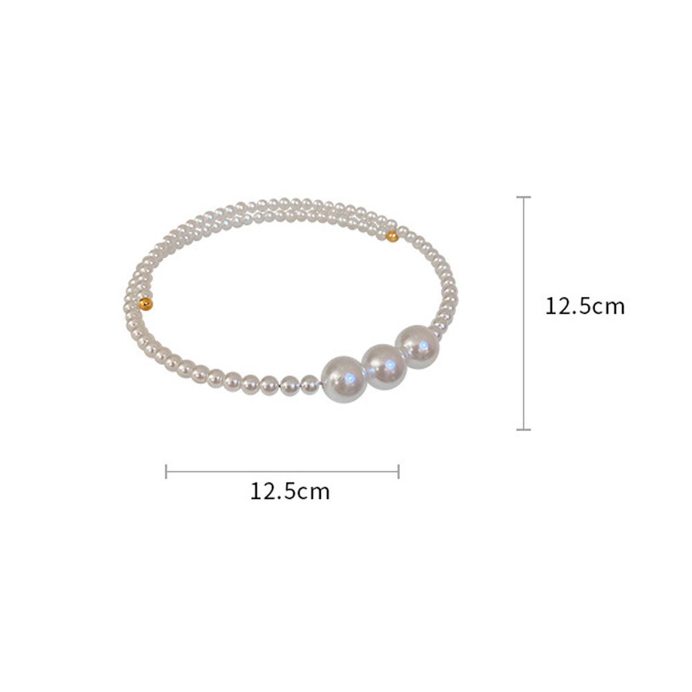 Vòng Cổ Choker Đính Hạt Ngọc Trai Giả Phong Cách Bohemian Hàn Quốc Ngọt Ngào Thời Trang Cho Nữ