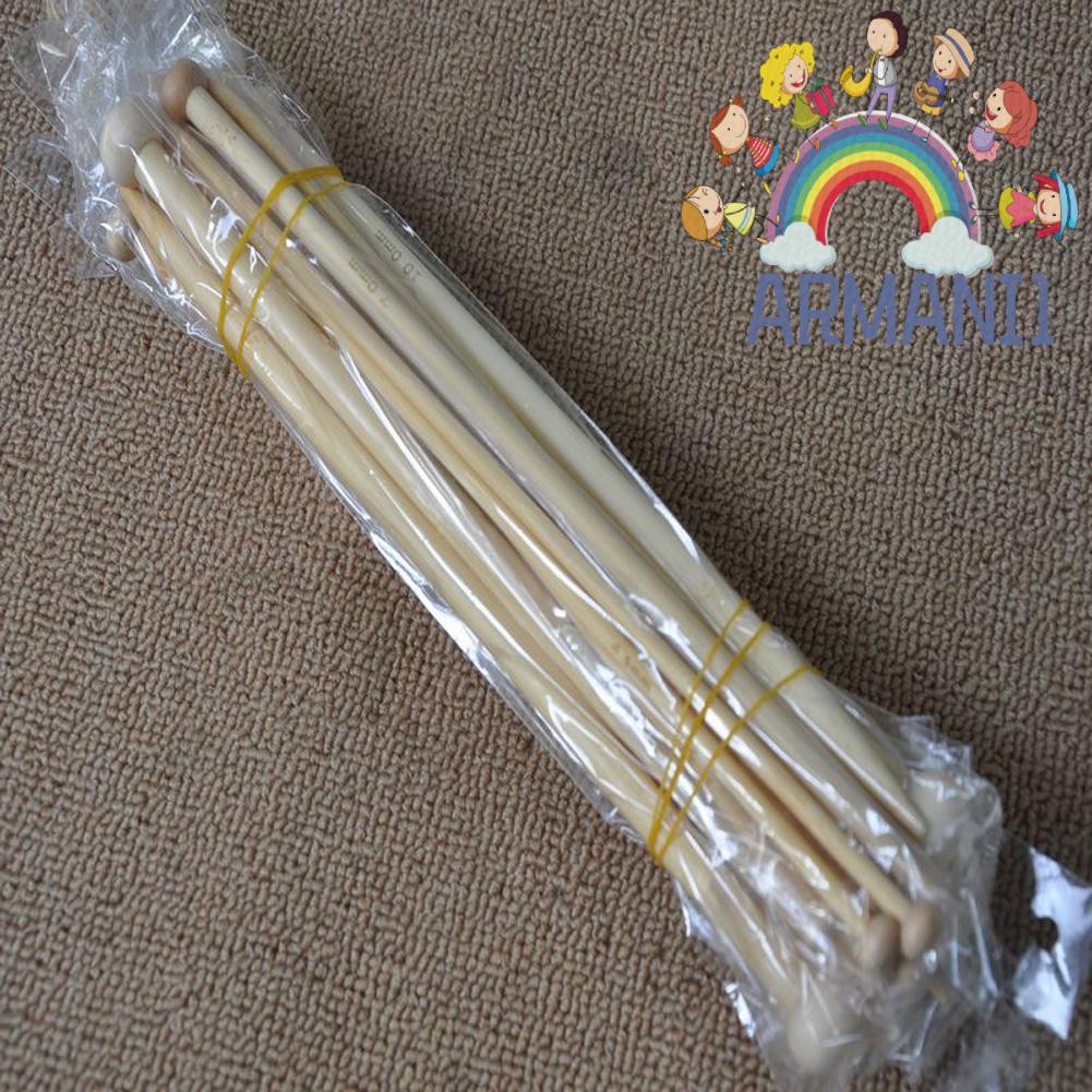 Bộ 36 kim đan len bằng tre 18 kích thước chuyên dụng