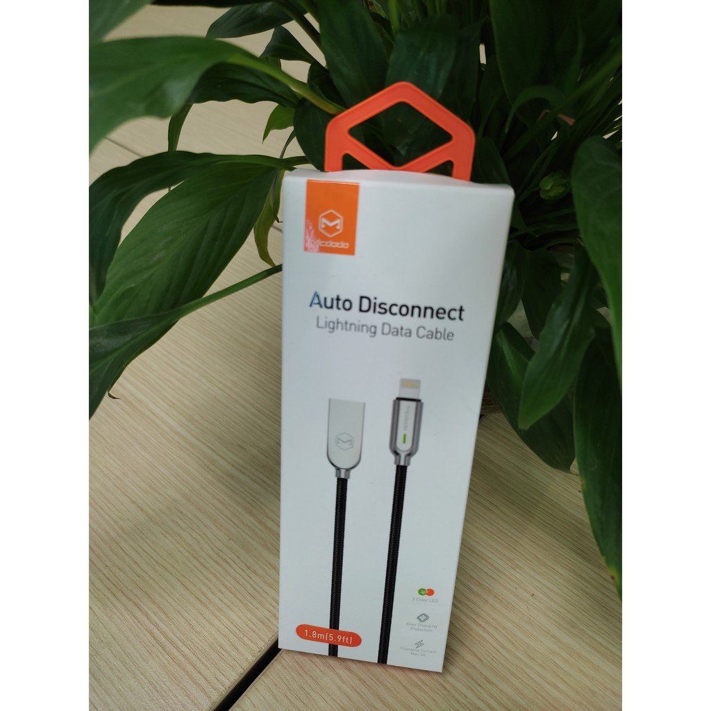 Cáp sạc tự ngắt lightning Mcdodo chính hãng sạc nhanh cho iPhone/iPad