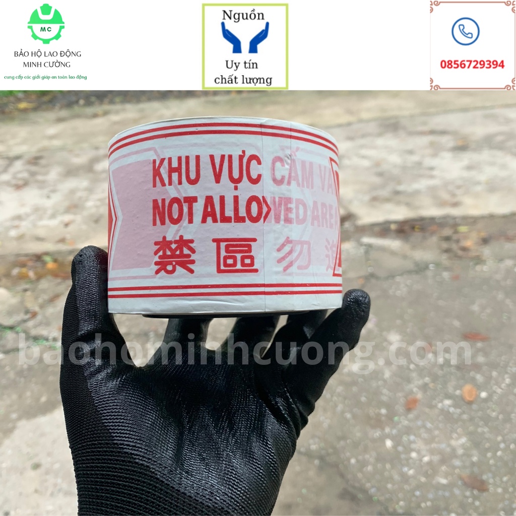 Băng rào cảnh báo, cuộn rào công trình