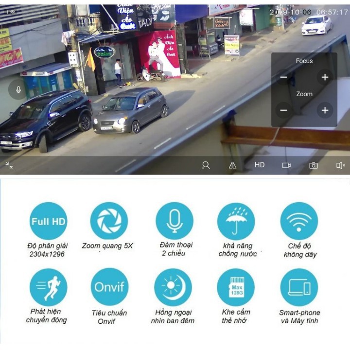 Camera wifi ngoài trời xoay 360 độ Sihome sh028-Hình ảnh siêu nét | WebRaoVat - webraovat.net.vn