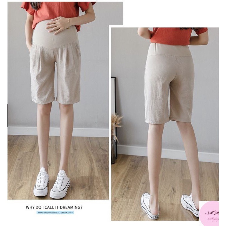 Quần bầu lửng đũi siêu mát dáng baggy siêu xinh