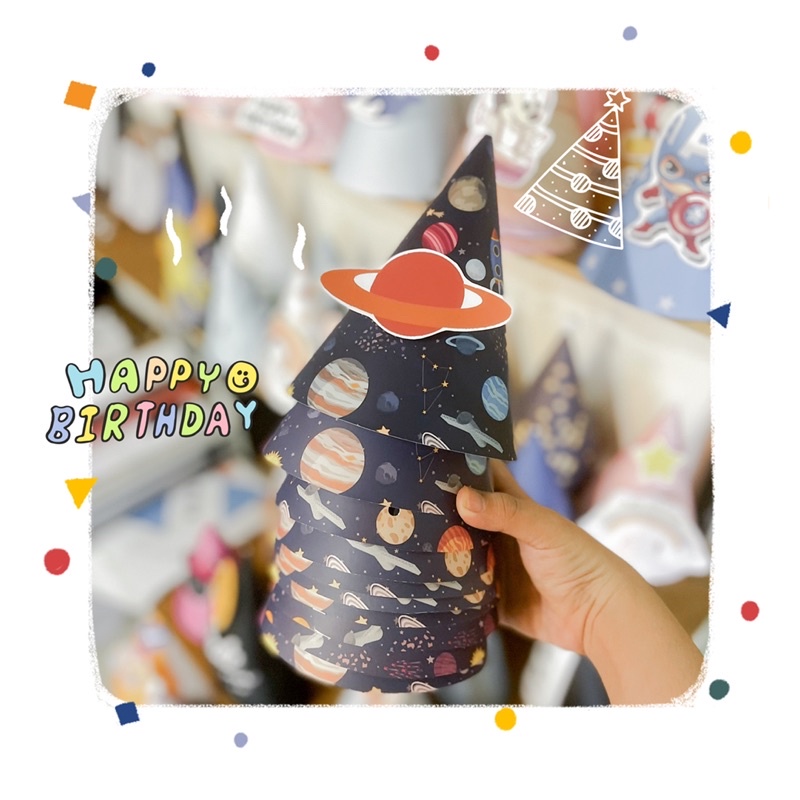 Mũ sinh nhật chuyên sỉ cho tiệm bánh kem