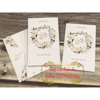 [TẶNG LÌ XÌ] Thiệp cưới hoa - sang - đẹp