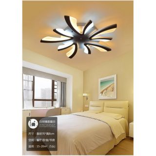 ĐÈN ỐP TRẦN - ĐÈN TRANG TRÍ PHÒNG KHÁCH ĐẸP GIÁ RẺ V1 MÀU TRẮNG