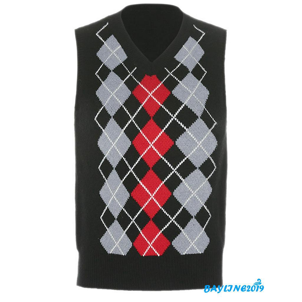 Áo len gile cổ chữ V thời trang cho nữ