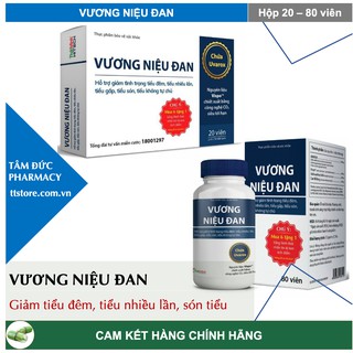 VƯƠNG NIỆU ĐAN [Hộp 20-80 viên] - Giảm tiểu đêm, tiểu không tự chủ, hội chứng bàng quang kích thích
