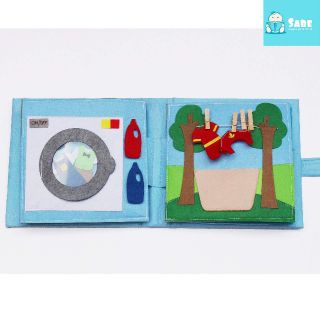 Sách vải - bé trai yêu thích khám phá