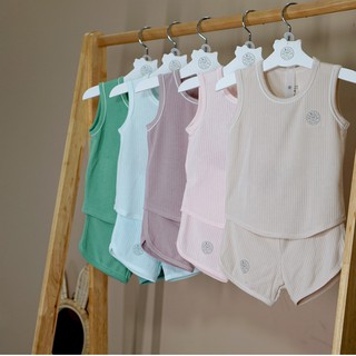 Bộ ba lỗ HRNEE vải sợi sồi Modal