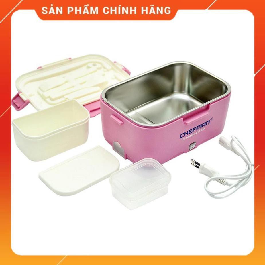 [FreeShip] Hộp Cơm Hâm Nóng Ruột INOX Chefman - Hàng chính hãng - Bảo hành 12 tháng BM