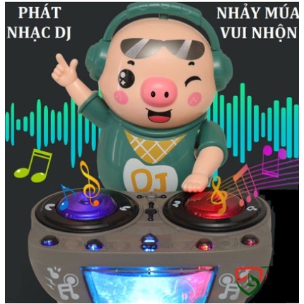Đồ chơi DJ heo phát nhạc cho bé
