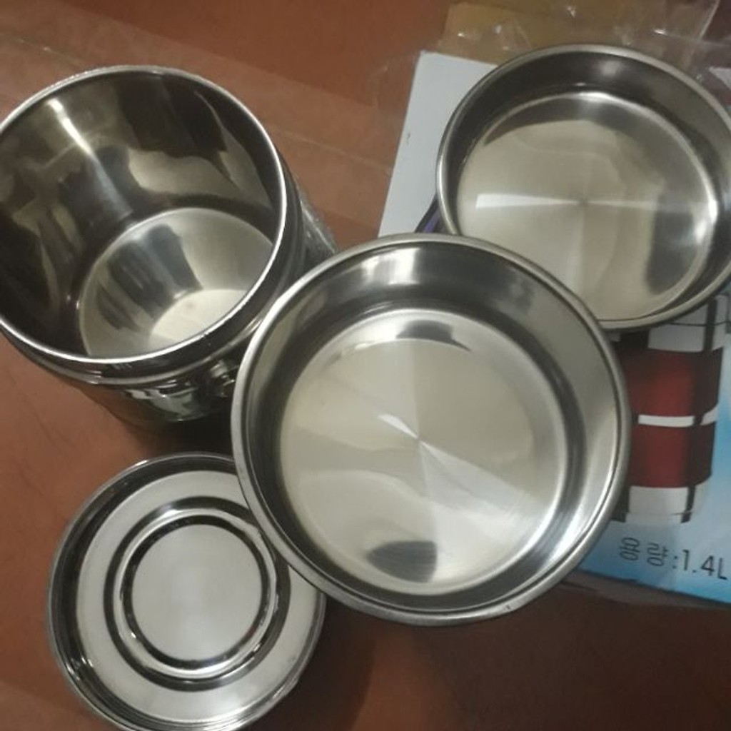 [GIẢM GIÁ] CẶP LỒNG INOX GIỮ NHIỆT HÀN QUỐC