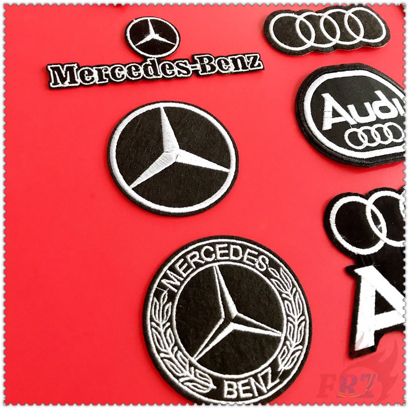 1 Sticker Ủi Thêu Hình Logo Xe Hơi