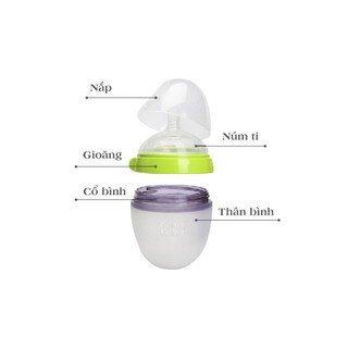 Bình sữa Bình Sữa silicone 150ml