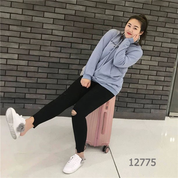 12775 - 3x,4x Quần BIG SIZE Skinny Một nút rách | BigBuy360 - bigbuy360.vn
