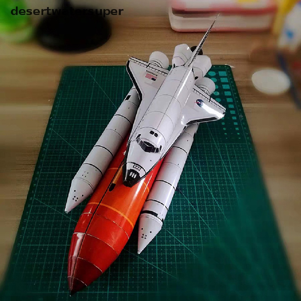 Thẻ Giấy Xây Dựng Mô Hình Tàu Con Thoi Không Gian 3D Tỉ Lệ 1: 150