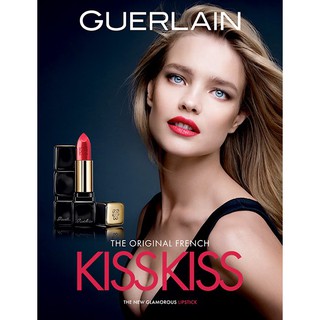 GUERLAIN 💄 Son thỏi cao cấp KissKiss Creamy Satin Finish Lipstick