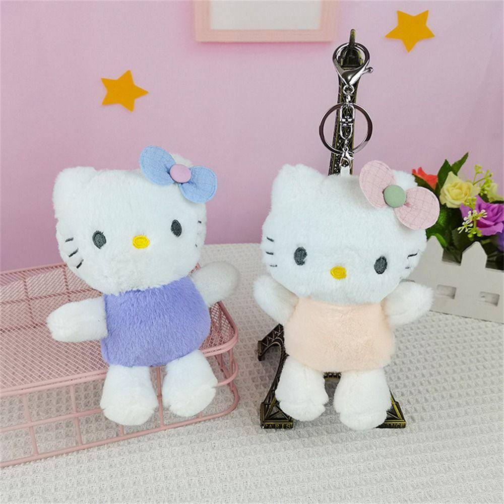 Móc Khóa Hình Đồ chơi nhồi bông Hello Kitty Dễ Thương